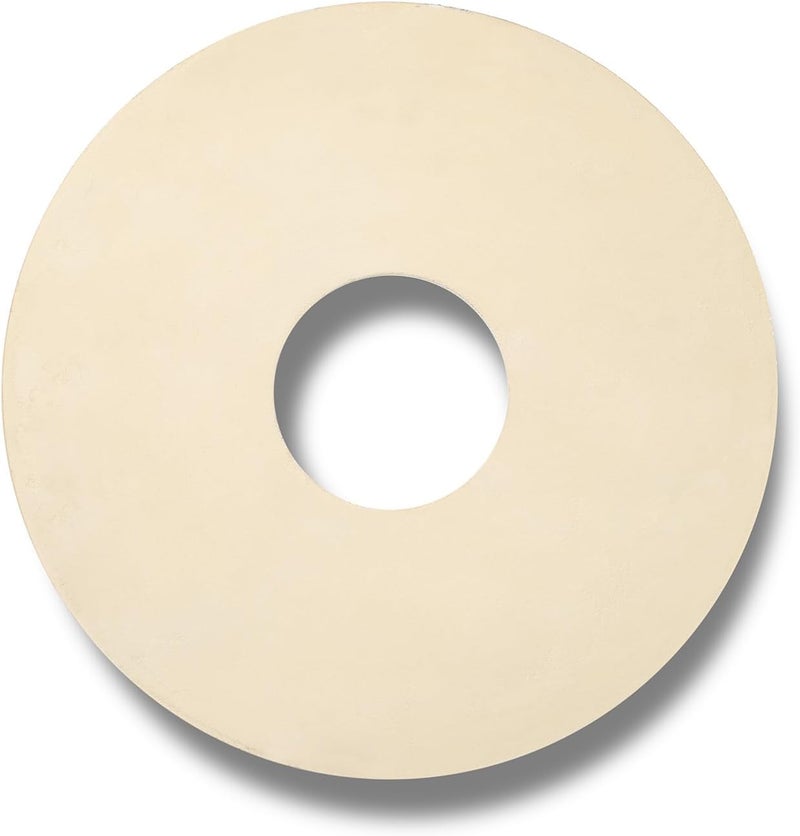 ELFCAB White Molded PU Ceiling Medallion for Light Fixtures and Ceiling Fans 13 inch OD x 4 inch ID x 1 inch P Fits Canopies Up to 10.25 inch - Image 5